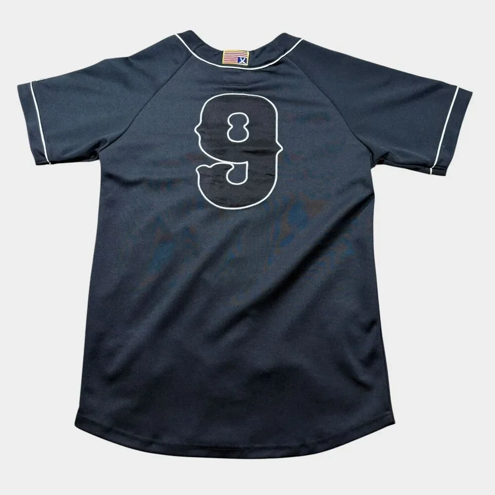 Crafty Collective Baseball Jersey Stitched Black White Men's Large